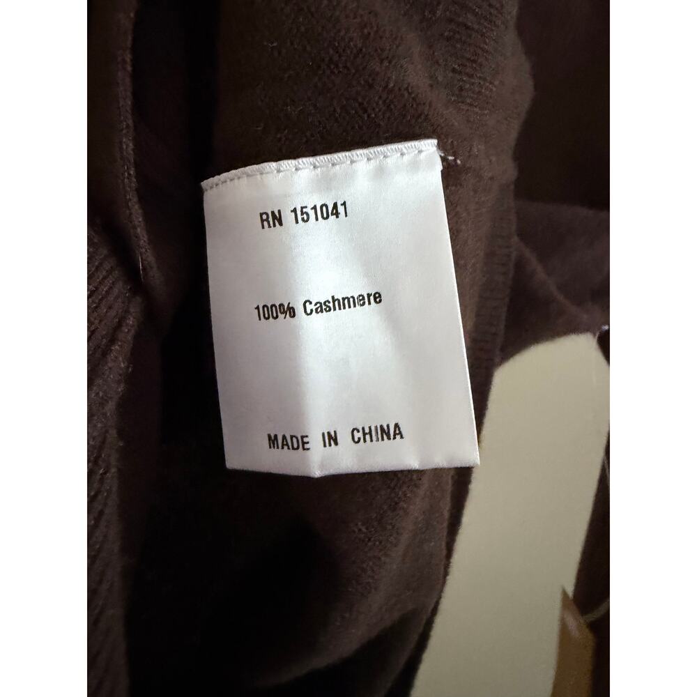 New NWT CAARA Finley brown Cashmere Cardigan Sz S - Picture 7 of 7